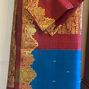 Indian outfit- Saree with matching blouse